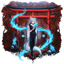 Gacha splash art for @rithon ♡