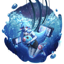 Gacha splash art for @Cindrr ♡