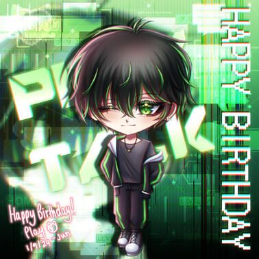 birthday art for @playtalk ♡