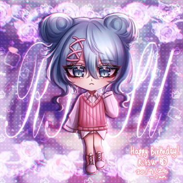 birthday art for @ritsuvr ♡